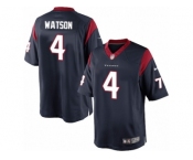 Men's Nike Houston Texans #4 Deshaun Watson Limited Navy Blue Team Color NFL Jersey