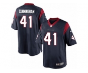 Men's Nike Houston Texans #41 Zach Cunningham Limited Navy Blue Team Color NFL Jersey