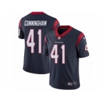 Men's Nike Houston Texans #41 Zach Cunningham Vapor Untouchable Limited Navy Blue Team Color NFL Jersey