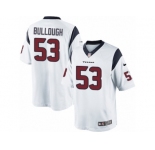 Men's Nike Houston Texans #53 Max Bullough Limited White NFL Jersey