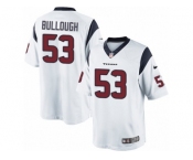 Men's Nike Houston Texans #53 Max Bullough Limited White NFL Jersey