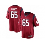 Men's Nike Houston Texans #65 Greg Mancz Limited Red Alternate NFL Jersey