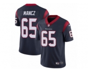 Men's Nike Houston Texans #65 Greg Mancz Vapor Untouchable Limited Navy Blue Team Color NFL Jersey
