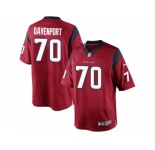 Men's Nike Houston Texans #70 Julien Davenport Limited Red Alternate NFL Jersey