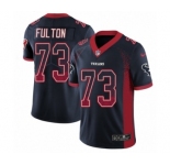 Men's Nike Houston Texans #73 Zach Fulton Limited Navy Blue Rush Drift Fashion NFL Jersey