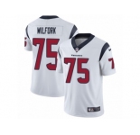 Men's Nike Houston Texans #75 Vince Wilfork Vapor Untouchable Limited White NFL Jersey