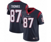 Men's Nike Houston Texans #87 Demaryius Thomas Navy Blue Team Color Vapor Untouchable Limited Player NFL Jersey