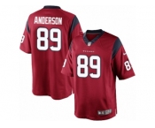 Men's Nike Houston Texans #89 Stephen Anderson Limited Red Alternate NFL Jersey