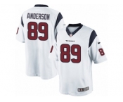 Men's Nike Houston Texans #89 Stephen Anderson Limited White NFL Jersey