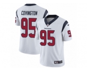 Men's Nike Houston Texans #95 Christian Covington Vapor Untouchable Limited White NFL Jersey