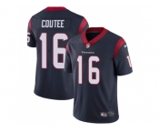 Nike Houston Texans #16 Keke Coutee Navy Blue Team Color Men Stitched NFL Vapor Untouchable Limited Jersey