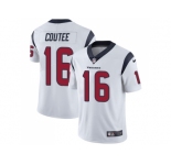 Nike Houston Texans #16 Keke Coutee White Men Stitched NFL Vapor Untouchable Limited Jersey