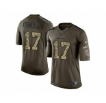 Nike Houston Texans #17 Brock Osweiler Green Stitched NFL Limited Salute to Service Jersey