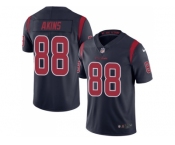 Nike Houston Texans #88 Jordan Akins Navy Blue Men Stitched NFL Limited Rush Jersey