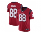 Nike Houston Texans #88 Jordan Akins Red Alternate Men Stitched NFL Vapor Untouchable Limited Jersey