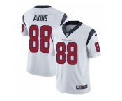 Nike Houston Texans #88 Jordan Akins White Men Stitched NFL Vapor Untouchable Limited Jersey