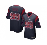 Nike Houston Texans #99 J.J. Watt Navy Blue Team Color Men's Stitched NFL Limited Strobe Jersey