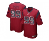 Nike Houston Texans #99 J.J. Watt Red Alternate Men's Stitched NFL Limited Strobe Jersey