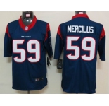 nike nfl jerseys houston texans #59 mercilus blue[nike limited]
