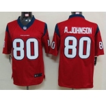 nike nfl jerseys houston texans #80 a.johnson red[nike limited]
