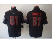 nike nfl jerseys houston texans #81 daniels black[nike limited]
