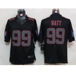 nike nfl jerseys houston texans #99 watt black[nike limited]