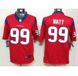 nike nfl jerseys houston texans #99 watt red[nike limited]