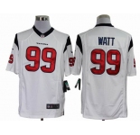 nike nfl jerseys houston texans #99 watt white[nike limited]