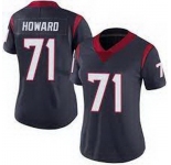 Women Houston Texans Tytus Howard #71 Blue Vapor Limited Stitched NFL Jersey
