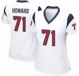 Women Houston Texans Tytus Howard #71 White Vapor Limited Stitched NFL Jersey