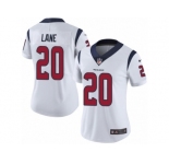 Women Nike Houston Texans #20 Jeremy Lane White Vapor Untouchable Limited Player NFL Jersey