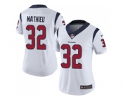 Women Nike Houston Texans #32 Tyrann Mathieu White Stitched NFL Vapor Untouchable Limited Jersey