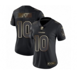 Women's Houston Texans #10 DeAndre Hopkins Black Gold Vapor Untouchable Limited Football Jersey
