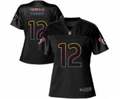 Women's Houston Texans #12 Kenny Stills Game Black Fashion Football Jersey
