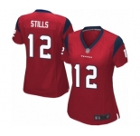 Women's Houston Texans #12 Kenny Stills Game Red Alternate Football Jersey