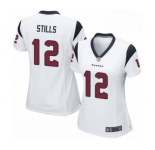 Women's Houston Texans #12 Kenny Stills Game White Football Jersey