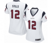 Women's Houston Texans #12 Kenny Stills Game White Football Jersey