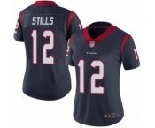 Women's Houston Texans #12 Kenny Stills Navy Blue Team Color Vapor Untouchable Limited Player Football Jersey
