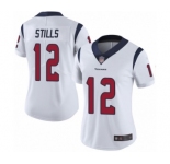 Women's Houston Texans #12 Kenny Stills White Vapor Untouchable Limited Player Football Jersey