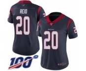 Women's Houston Texans #20 Justin Reid Navy Blue Team Color Vapor Untouchable Limited Player 100th Season Football Jersey