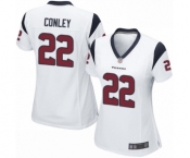 Women's Houston Texans #22 Gareon Conley Game White Football Jersey