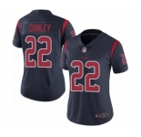 Women's Houston Texans #22 Gareon Conley Limited Navy Blue Rush Vapor Untouchable Football Jersey