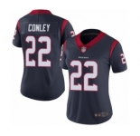 Women's Houston Texans #22 Gareon Conley Navy Blue Team Color Vapor Untouchable Limited Player Football Jersey
