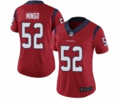 Women's Houston Texans #52 Barkevious Mingo Red Alternate Vapor Untouchable Limited Player Football Jersey