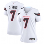 Women's Houston Texans #7 C.J. Stroud White 2024 Stitched Jersey
