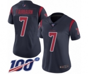 Women's Houston Texans #7 Ka'imi Fairbairn Limited Navy Blue Rush Vapor Untouchable 100th Season Football Jersey