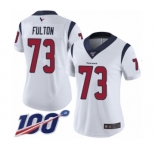 Women's Houston Texans #73 Zach Fulton White Vapor Untouchable Limited Player 100th Season Football Jersey