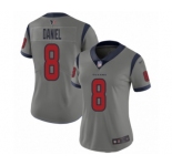 Women's Houston Texans #8 Trevor Daniel Limited Gray Inverted Legend Football Jersey