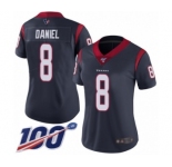 Women's Houston Texans #8 Trevor Daniel Navy Blue Team Color Vapor Untouchable Limited Player 100th Season Football Jersey