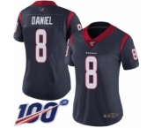 Women's Houston Texans #8 Trevor Daniel Navy Blue Team Color Vapor Untouchable Limited Player 100th Season Football Jersey